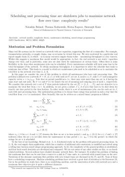 Scheduling unit processing time arc shutdown jobs to maximize