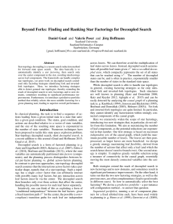 Finding and Ranking Star Factorings for Decoupled Search