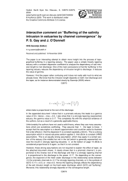 Buffering of the salinity intrusion in estuaries by channel convergence