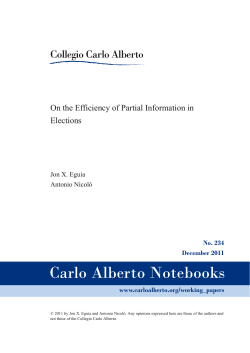 On the Efficiency of Partial Information in Elections