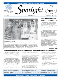 Enrollment continues to increase and one