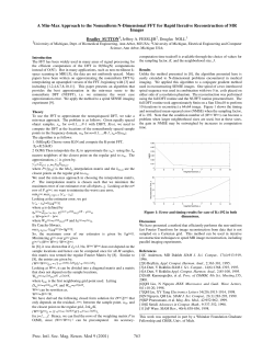 A Min-Max Approach to the Nonuniform N-Dimensional FFT