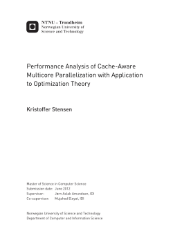 Performance Analysis of Cache-Aware Multicore