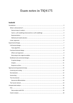 Idea: In PLSR we find latent variables for X that are directly relevant