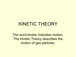 kinetic theory - Salem Community Schools