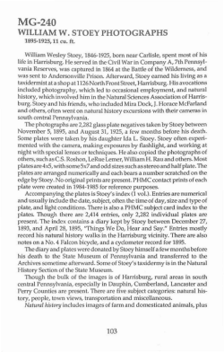 MG-240 - Pennsylvania Historical and Museum Commission