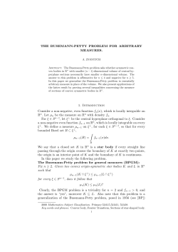 The Busemann-Petty problem for arbitrary measures