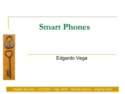 Smart Phones - Virginia Tech