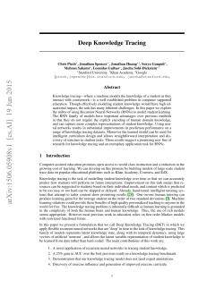 Deep Knowledge Tracing