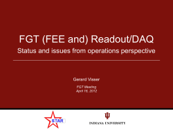 FGT_Readout_run12_status_issues