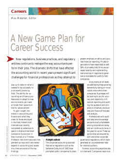 A New Game Plan for Career Success