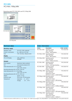 PCS WIN PCS 950 / 950q WIN