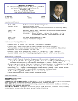 Jon Arjae B - Ateneo de Manila University
