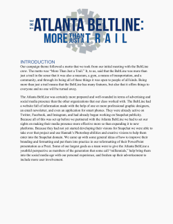 Beltline Style Guide - Serve Learn Sustain