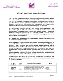 D.4_KPIs NCAAA 3 February 2015