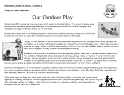 Information leaflet for Parents - no