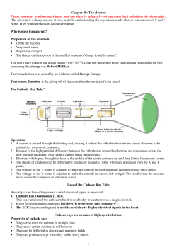 The Electron - The Physics Teacher