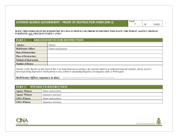 proof of destruction form - Cayman Islands Government
