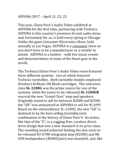 Click here to access the Axpona 2017 Wrap Up