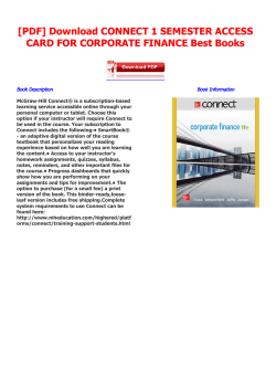 CONNECT 1 SEMESTER ACCESS CARD FOR