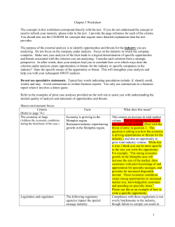 Chapter 2 Worksheet - Salem State University