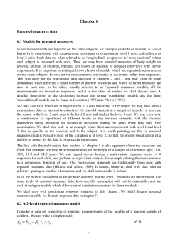 6.2 A 2-level repeated measures model