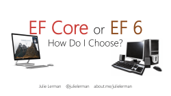 EF6 or EF Core