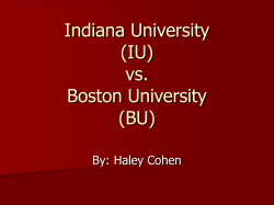 Indiana University v. Boston University