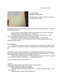 My notes from the workshop