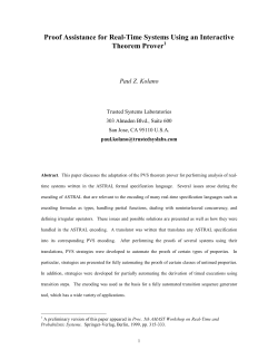Proof Assistance for Real-Time Systems Using an