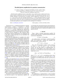 Heralded photon amplification for quantum communication