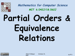 strict partial orders