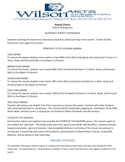 high honors award - Suwannee County Schools