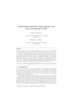 Embedding formalisms: hypersequents and two