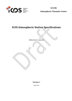 ICOS Atmospheric Station specifications V3 with all - ICOS-NL
