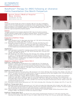 RotoProne&trade; Therapy for ARDS Following an Ulcerative Colitis