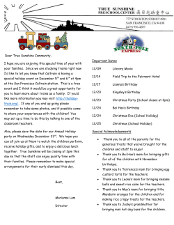 320.98 KB - 12/4/2015 - True Sunshine Preschool Center