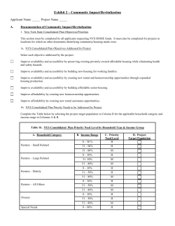 Exhibit 2 &ndash; Community Needs Strategy