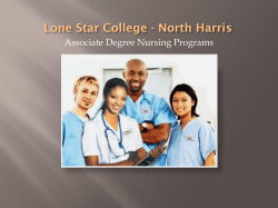 LSC &ndash; North Harris Nursing Program Weekly
