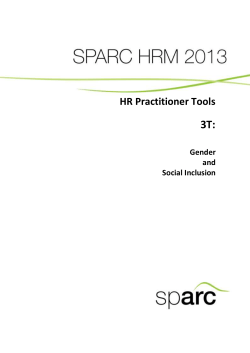 Gender and Social Inclusion