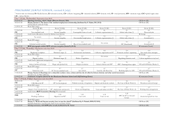 RDW 2015 PROGRAMME (simple version FINAL) 8 July