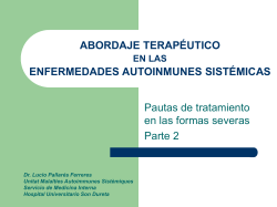 abordaje terapéutico en las enfermedades