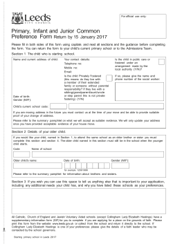 Primary CPF Paper Form