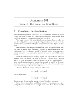Economics 101 - Douglas Hanley