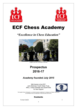 ECF Chess Academy - English Chess Federation