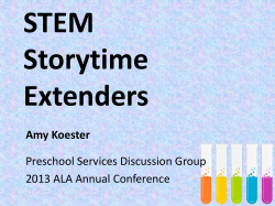 STEM Story Time Extenders