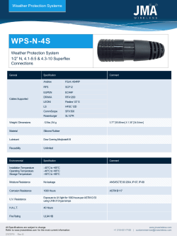 WPS-N-4S - JMA Wireless