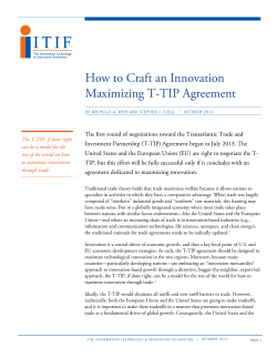 How To Craft An Innovation Maximizing T