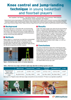 Knee control and jump-landing - UKK