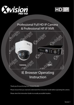 IE Browser Operating Instruction